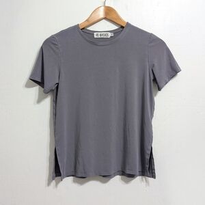Fighting Eel FE Basics Tshirt Short Sleeve Top Tee Shirt Grey Purple XS